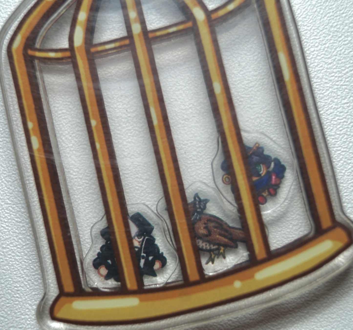 Faraquill Birdcage Shaker Charm