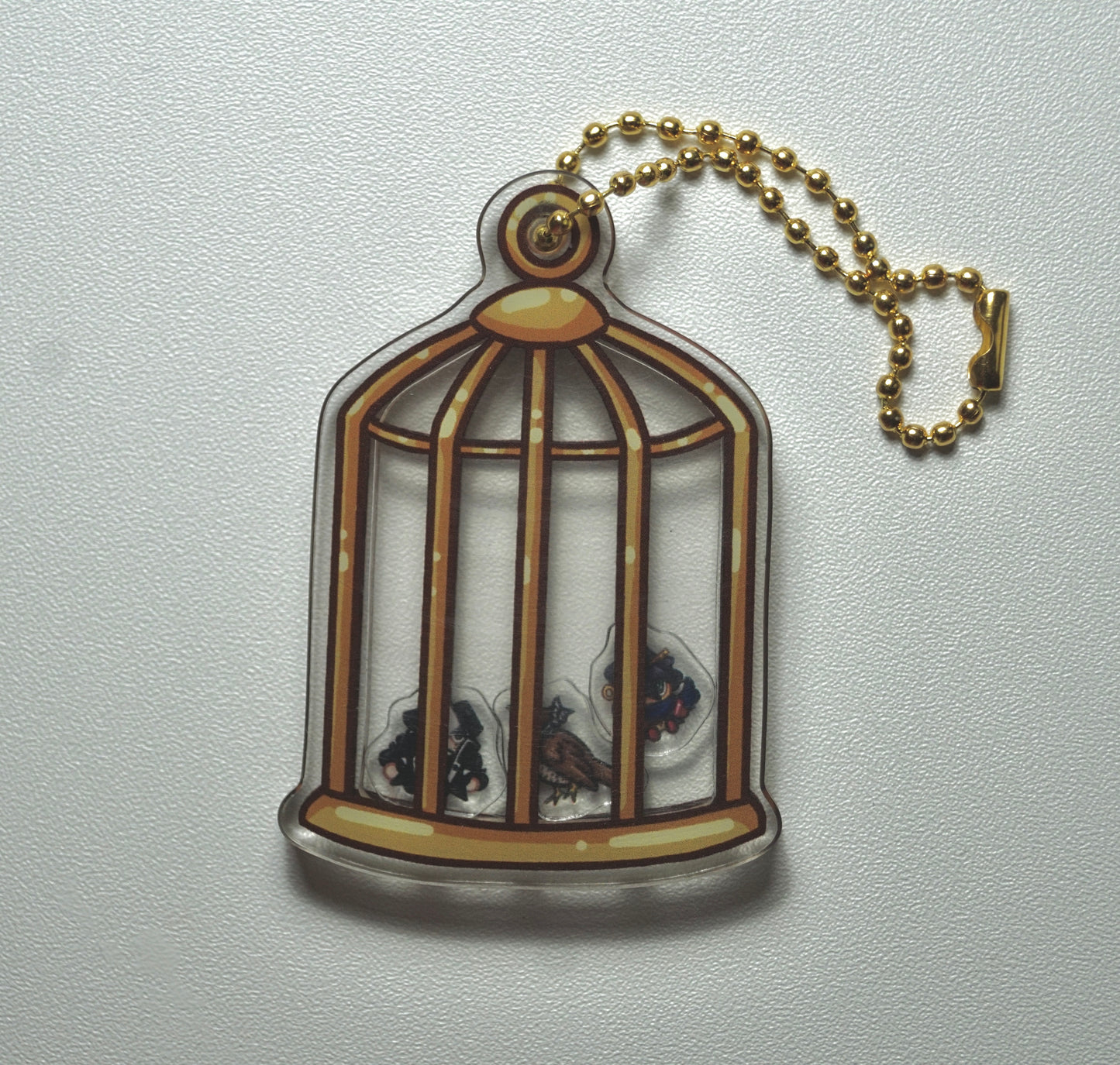 Faraquill Birdcage Shaker Charm
