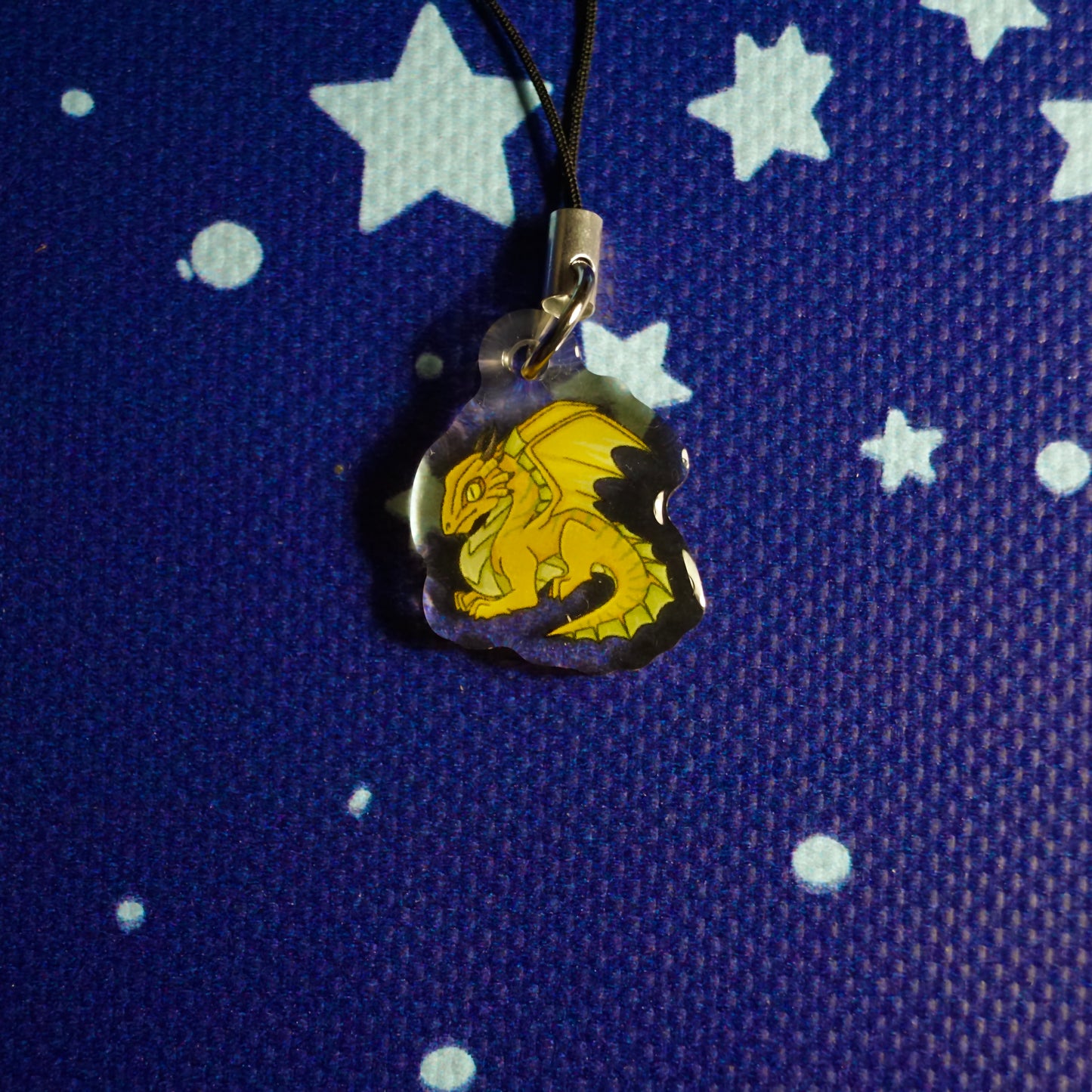 Bronze Dragon Phone Charm