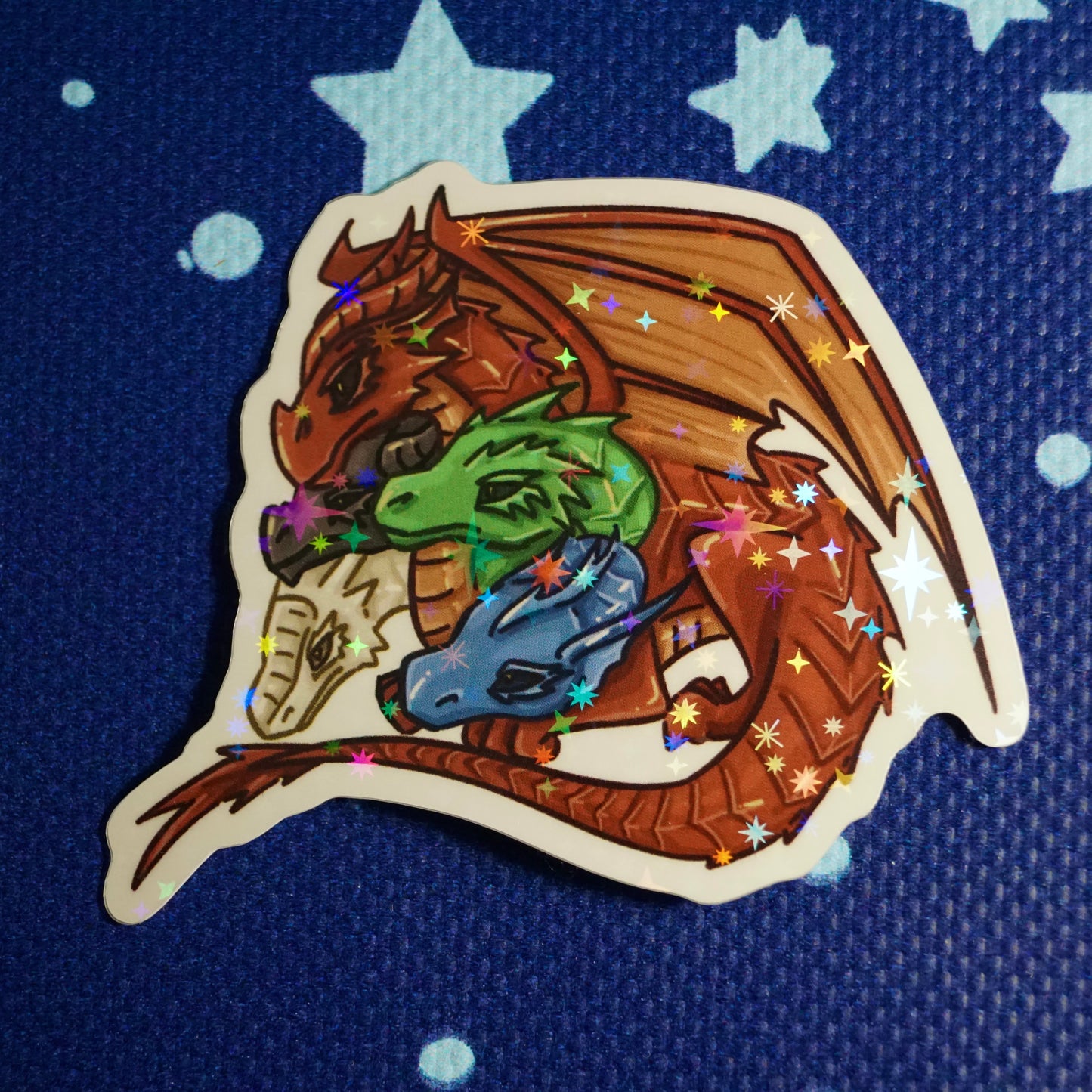 Tiamat Holographic Sticker
