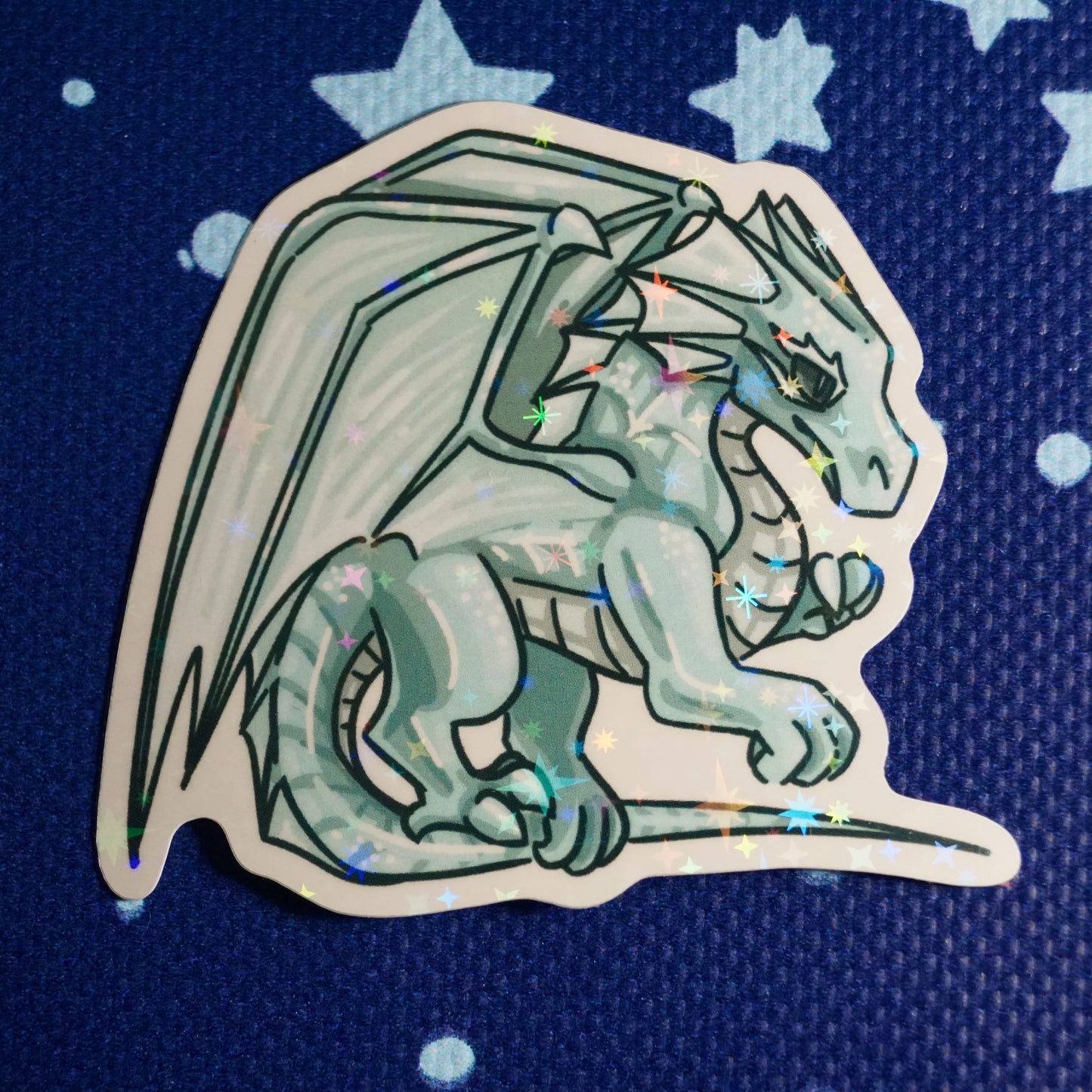 Bahamut Holographic Sticker