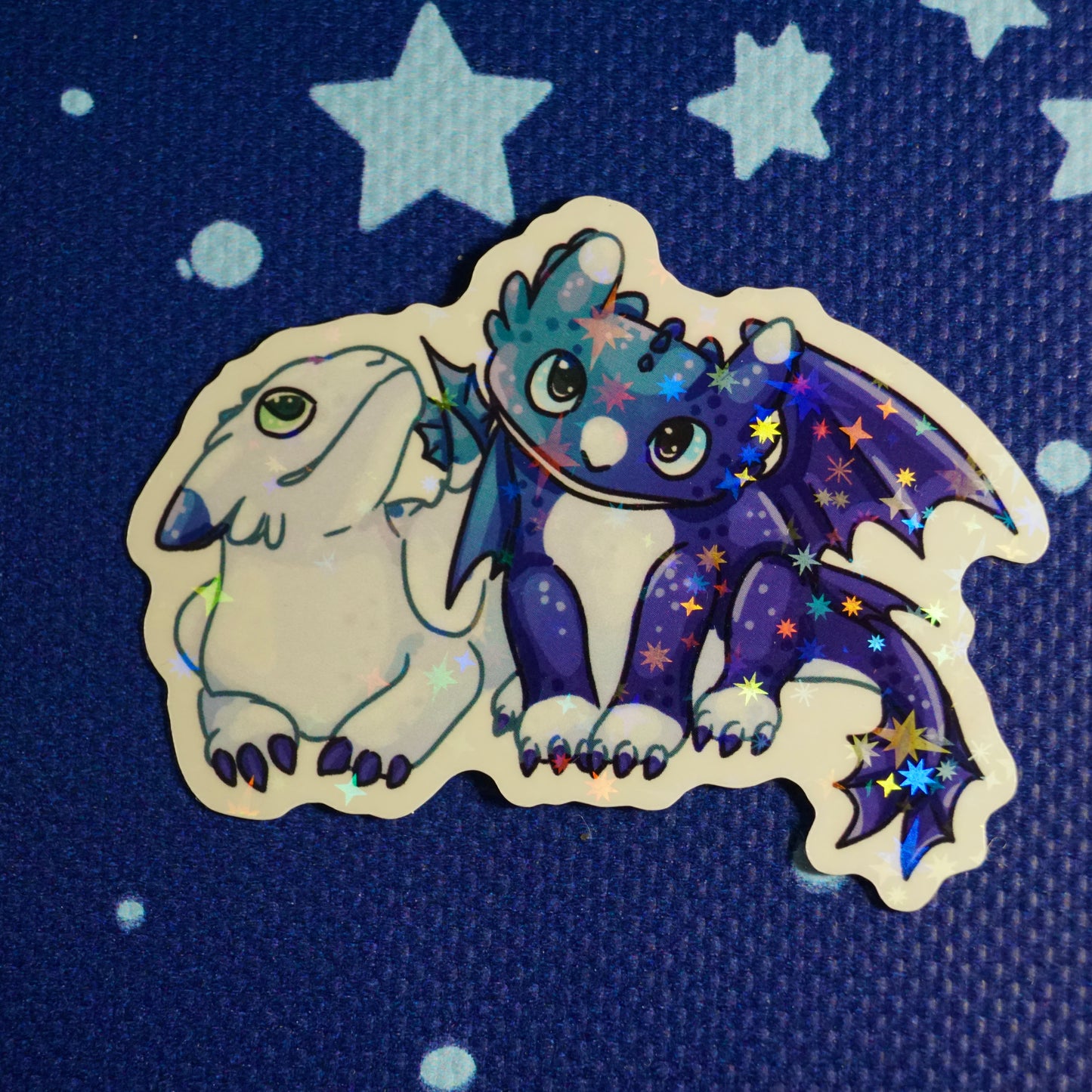 Nightlight Holographic Sticker