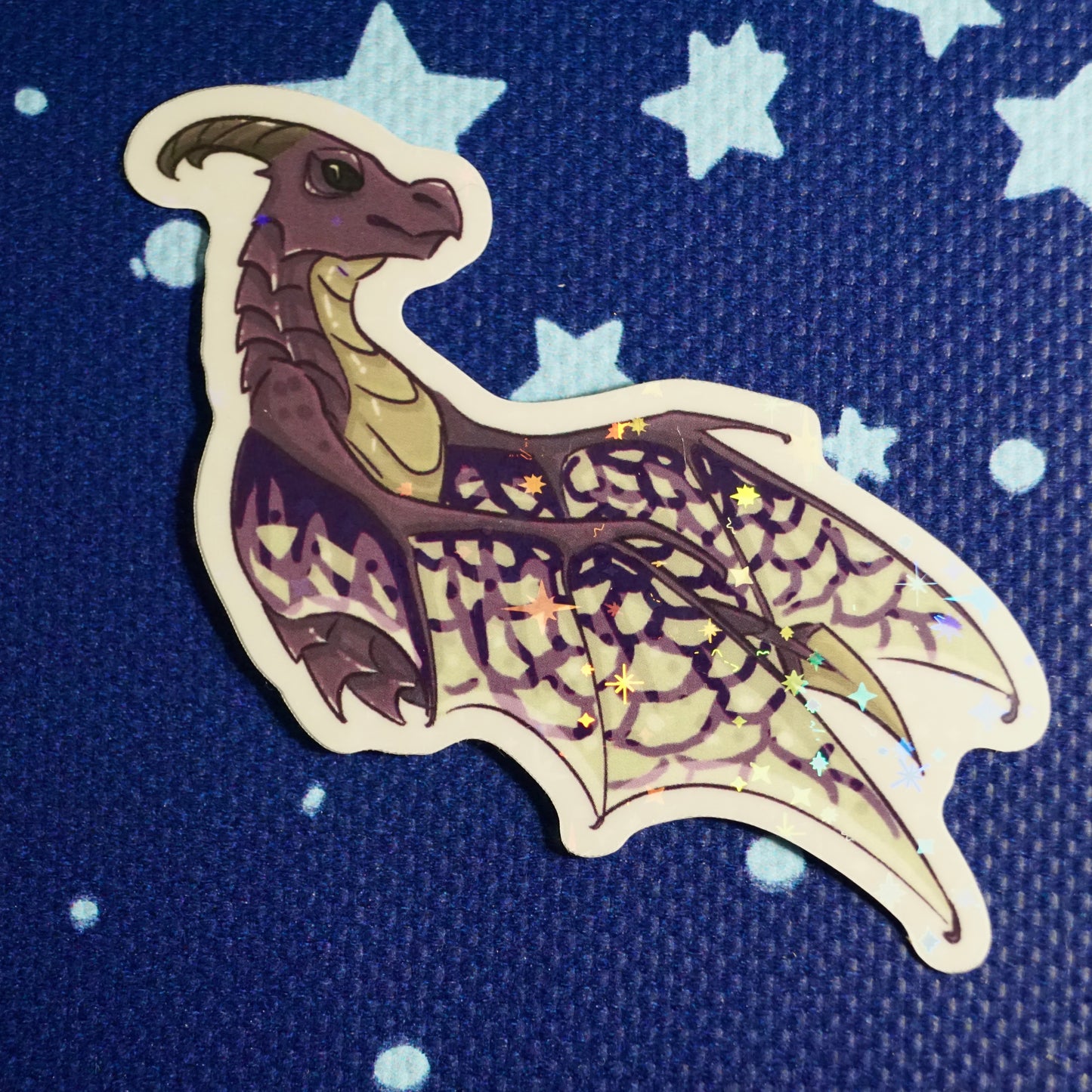 Legendary Dragon Holographic Sticker