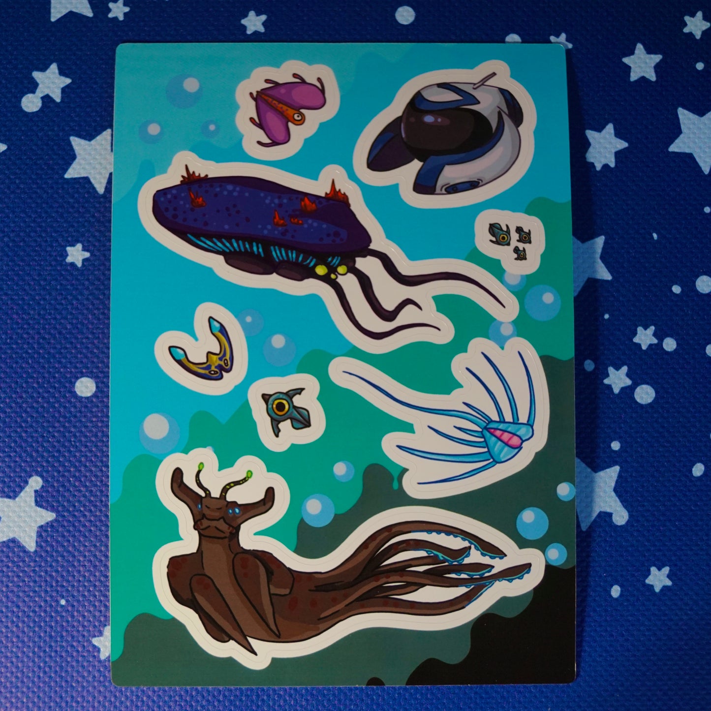 Subnautica Sticker Sheet