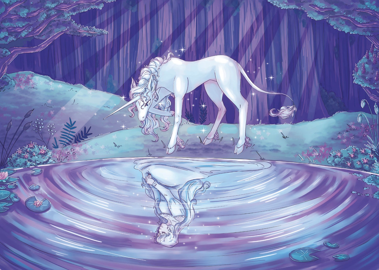 Last Unicorn Art Print