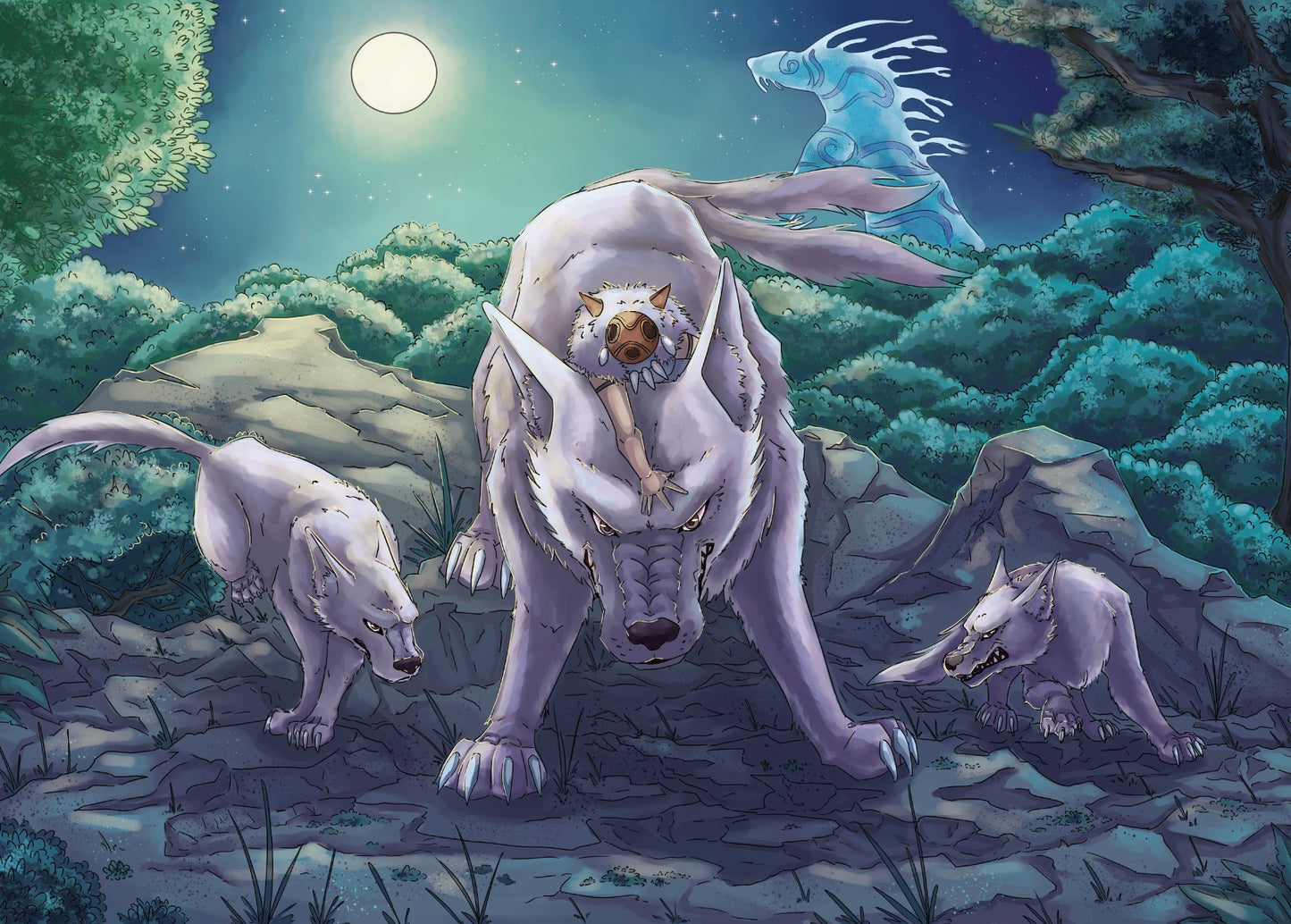 Mononoke Art Print