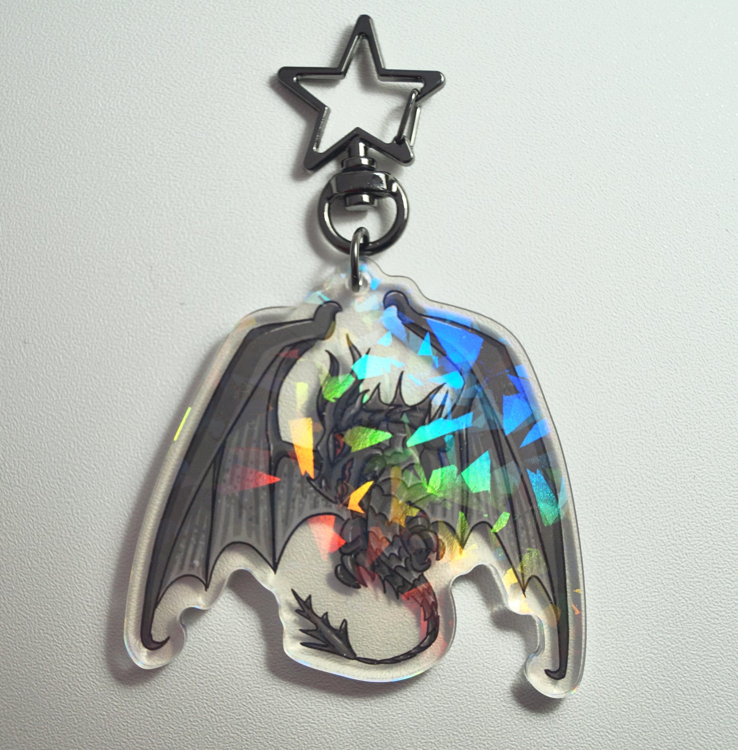 Alduin Holographic Charm