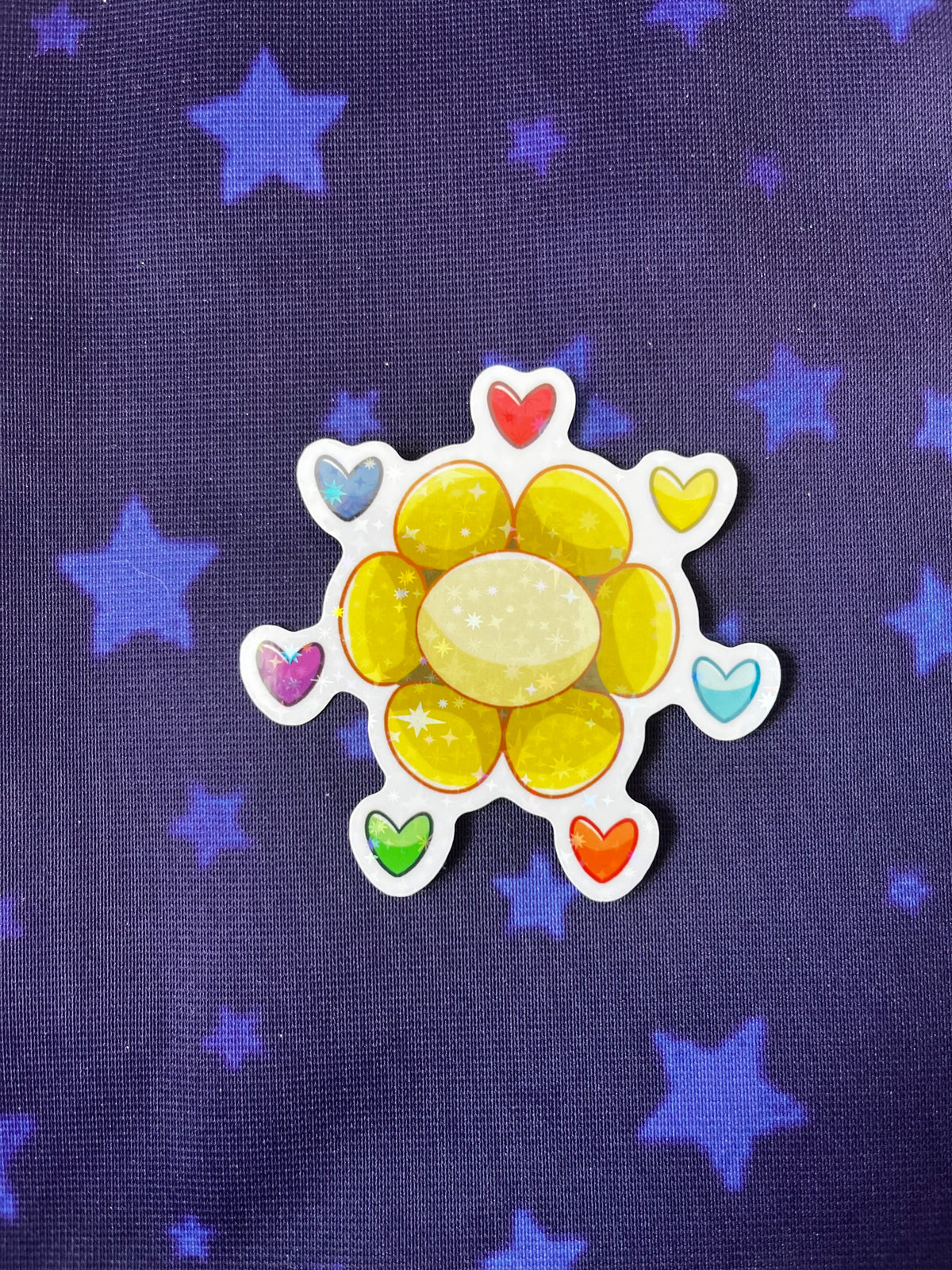 Flowey Holographic Sticker