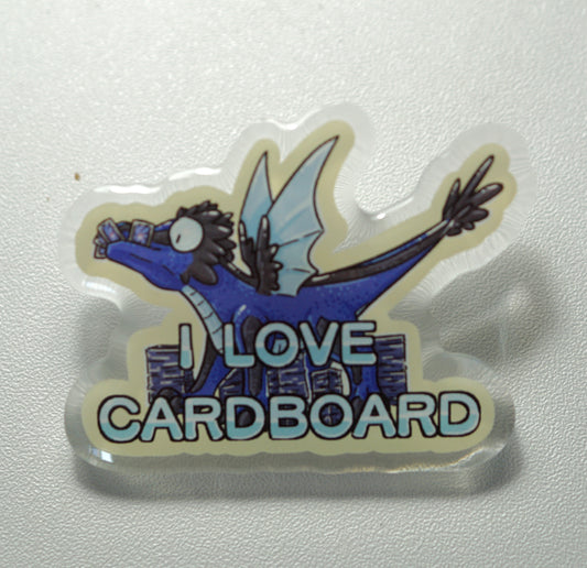 I Love Cardboard Esdira Pin
