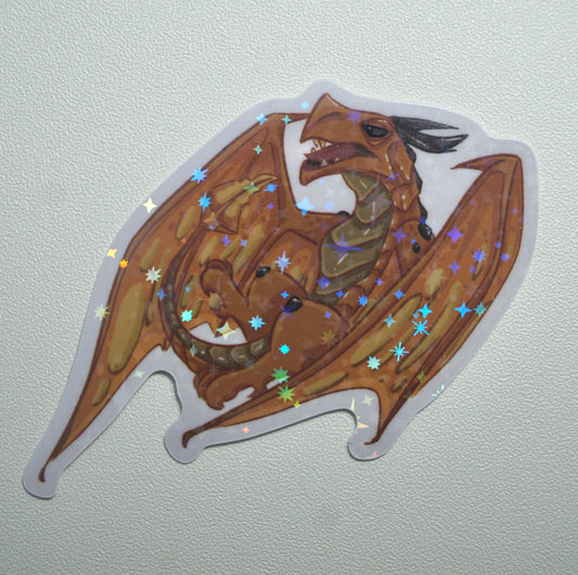 Elder Dragon Holographic Sticker