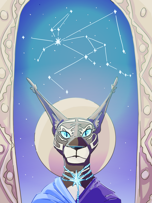 Star of Elsweyr A5 Art Print