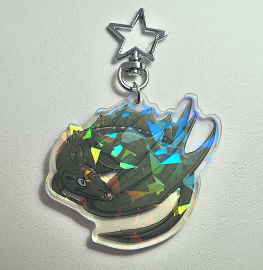 Serpentine Dragon Holographic Charm