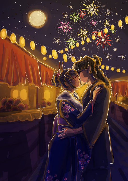 Festival A5 Art Print