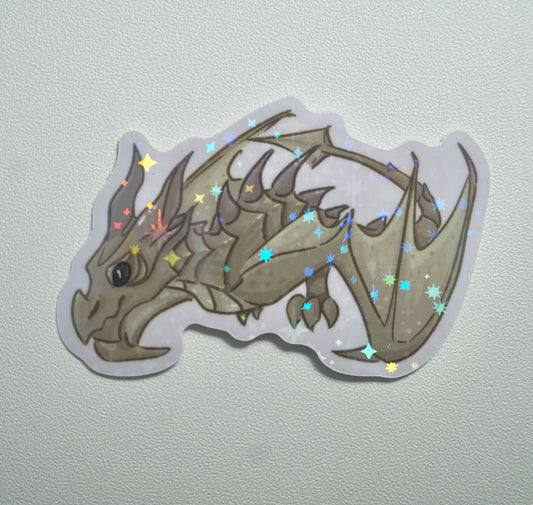 Dragon Holographic Sticker