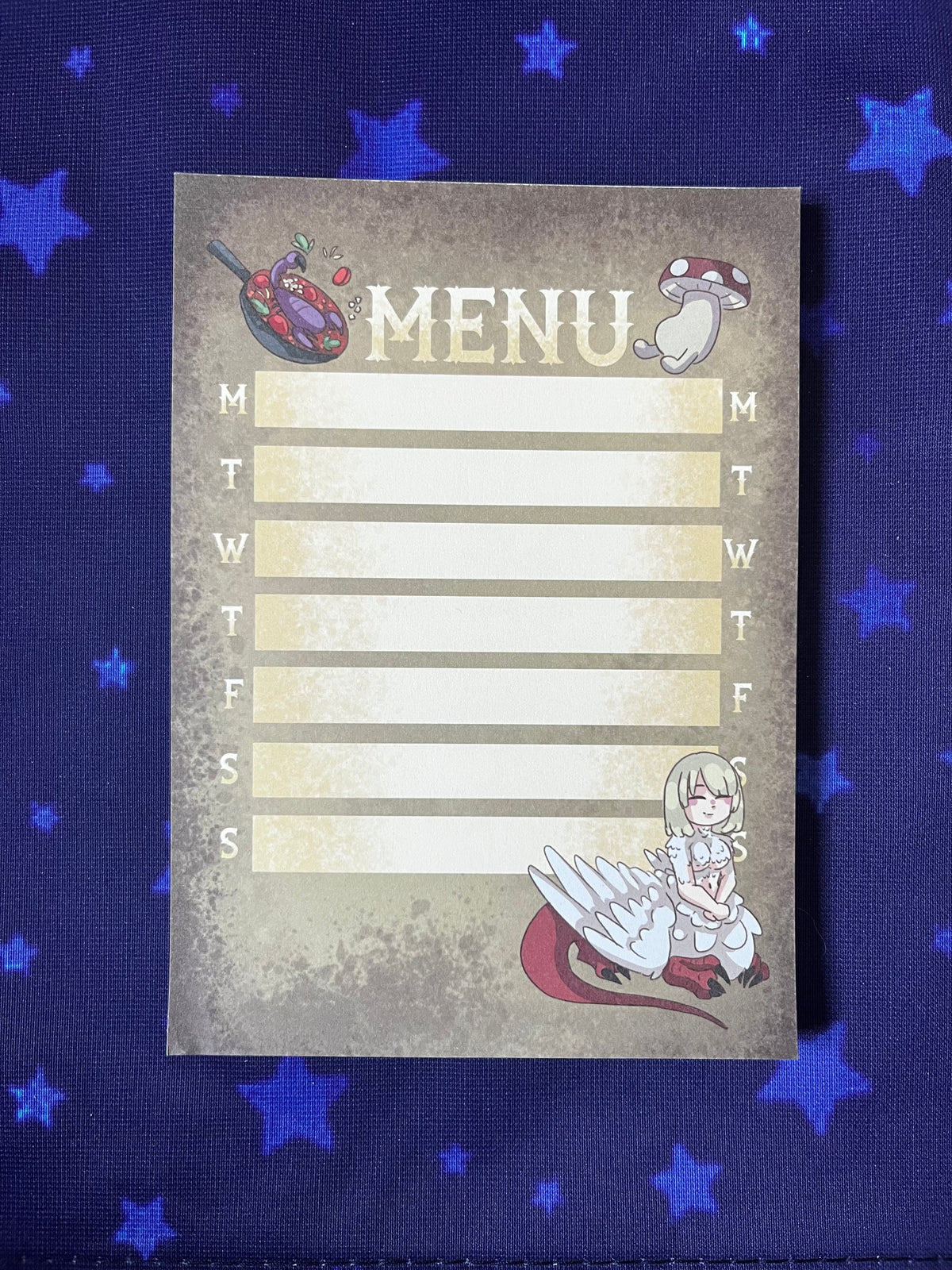 Menu Planner Memopad