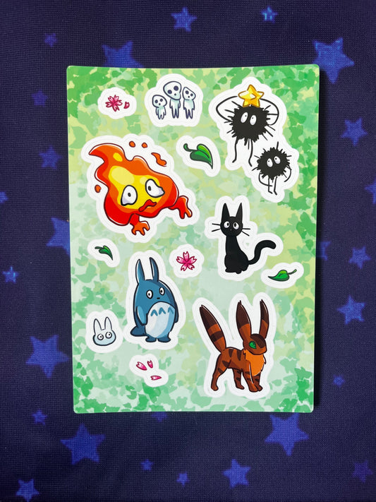 Ghibli Sticker Sheet