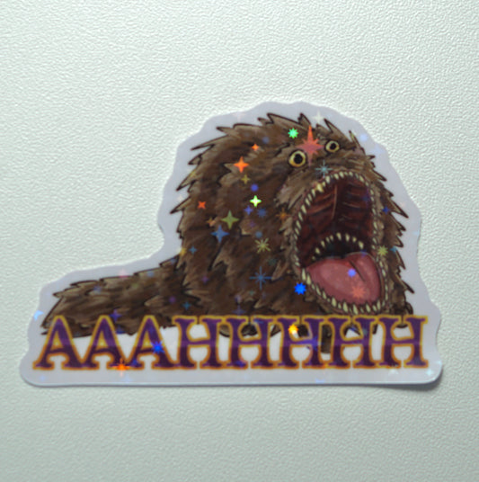 Fizzgig Holographic Sticker