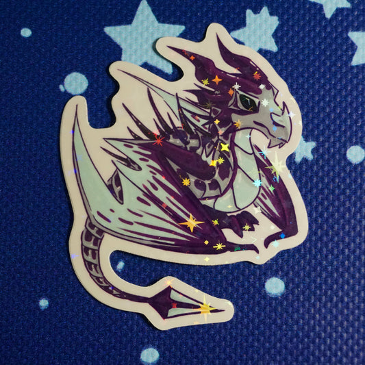 Frost Dragon Holographic Sticker