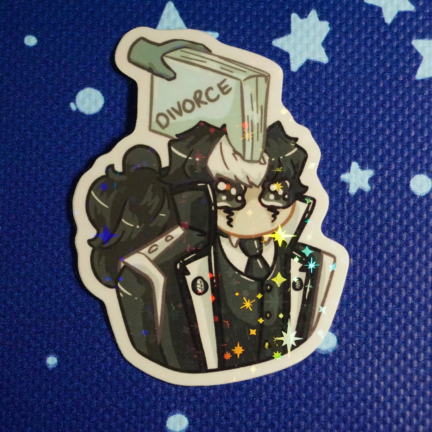 Simon Divorce Holographic Sticker