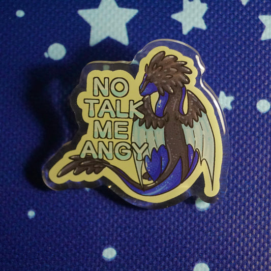 No Talk Me Angy Esdira Pin