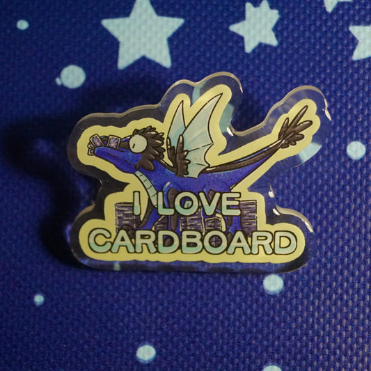 I Love Cardboard Esdira Pin