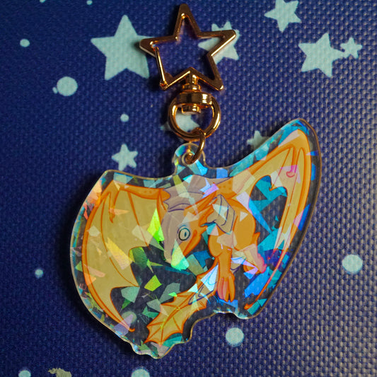 Revered Dragon Holographic Charm
