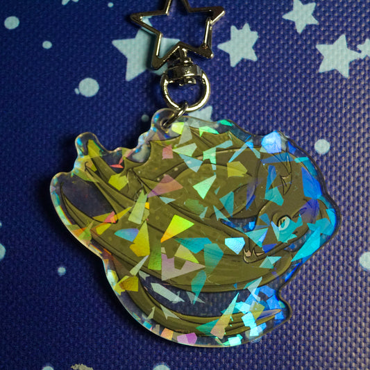 Serpentine Dragon Holographic Charm