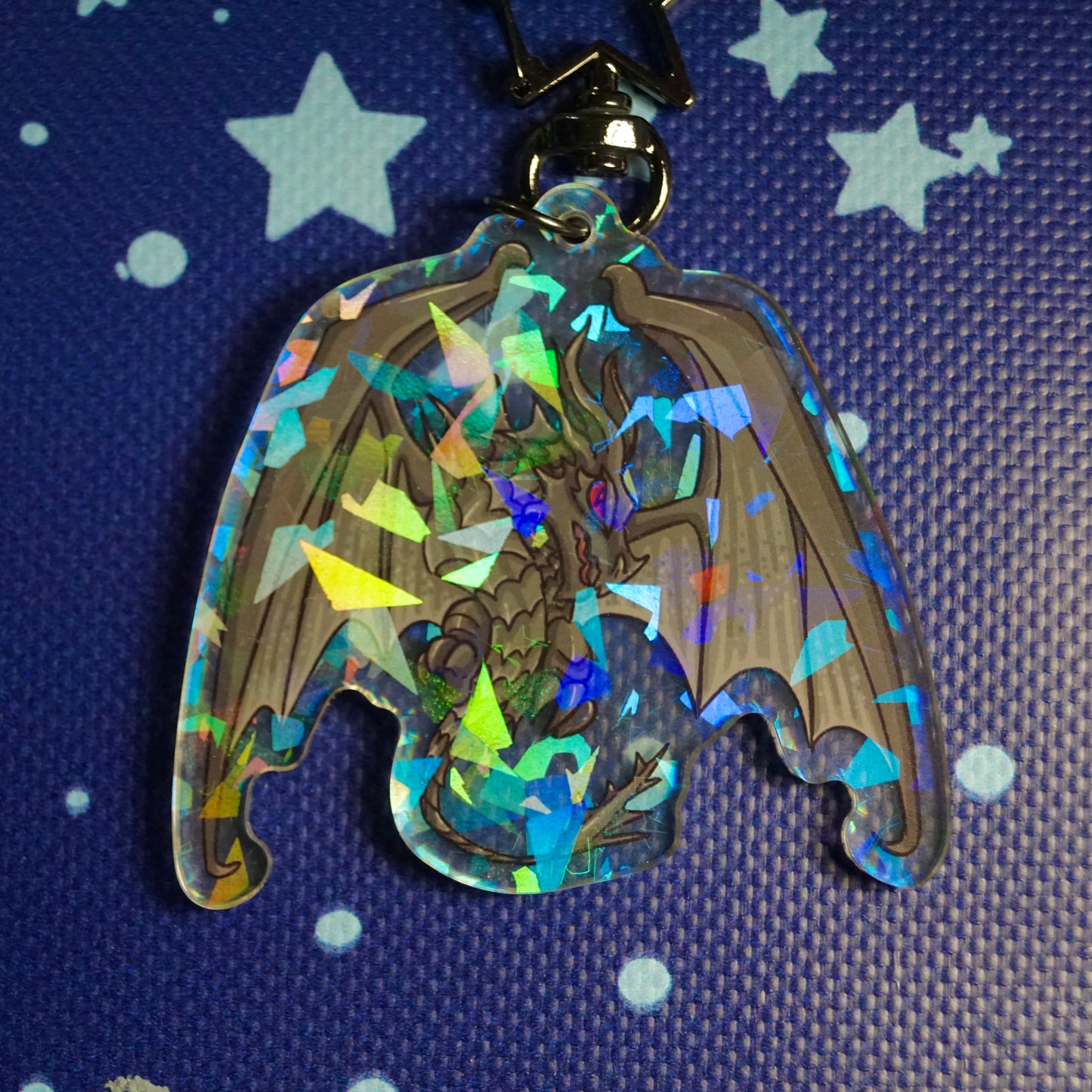 Alduin Holographic Charm