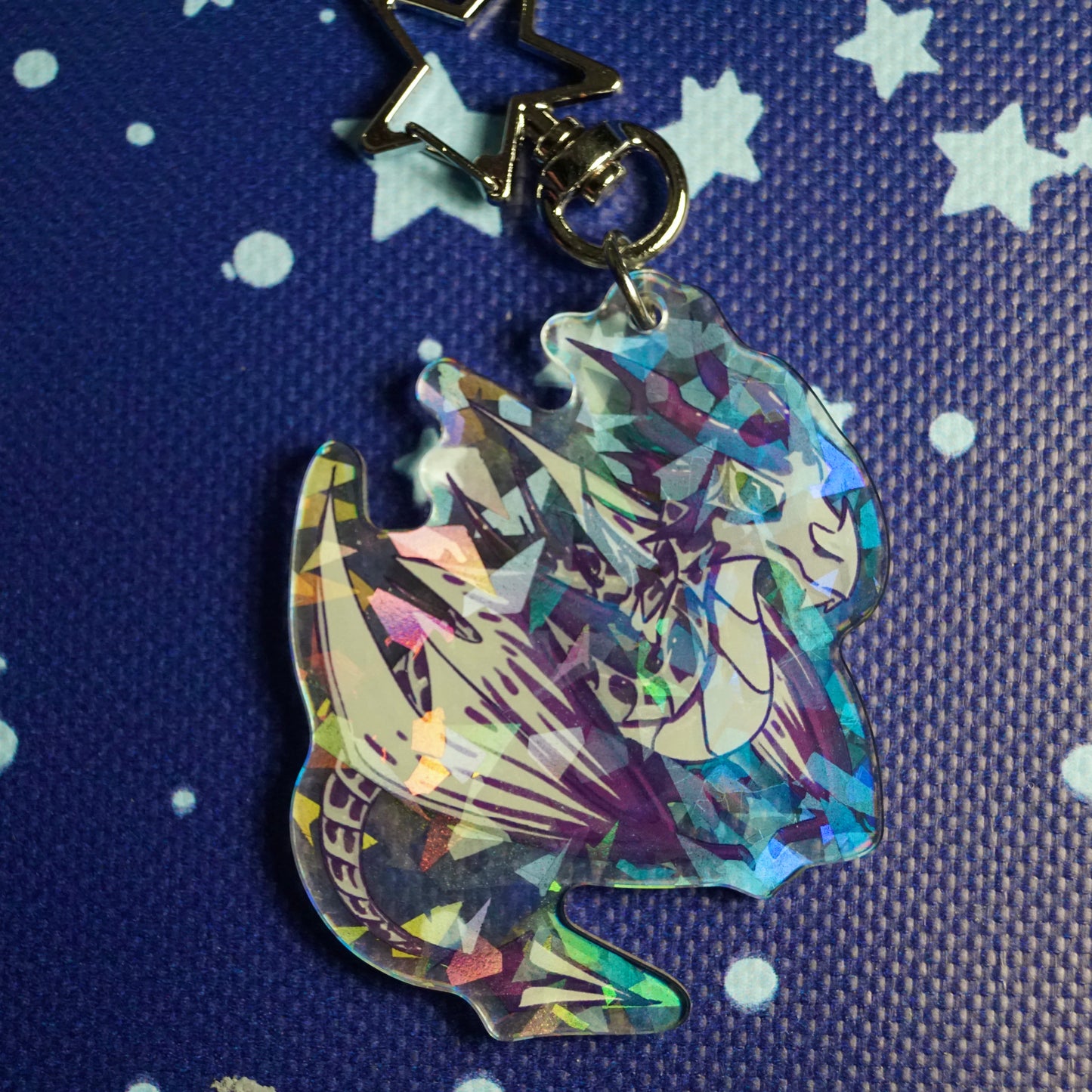 Frost Dragon Holographic Charm