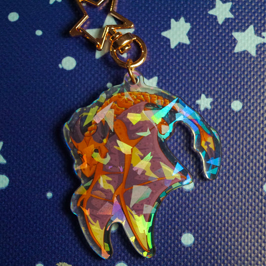 Ancient Dragon Holographic Charm