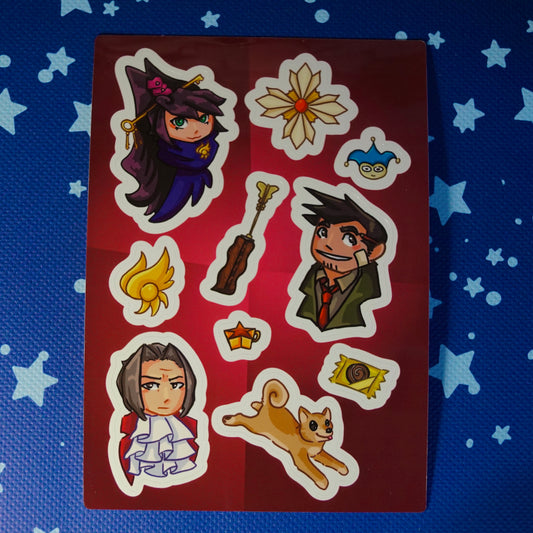 Investigations Sticker Sheet