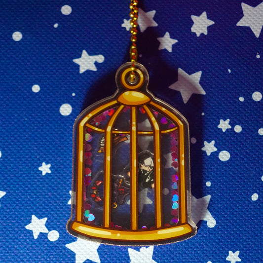 Faraquill Birdcage Shaker Charm