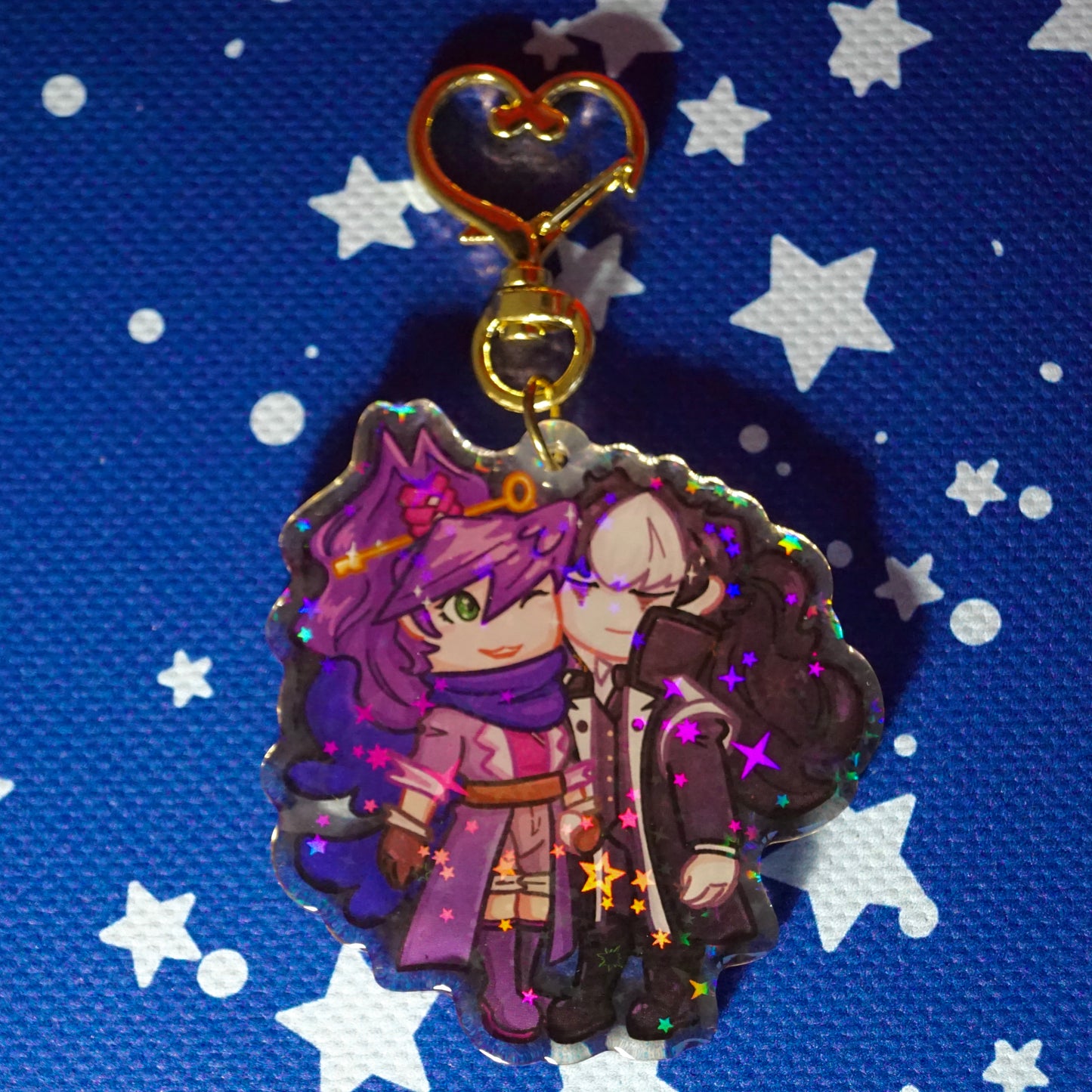 Faraquill Holographic Epoxy Charm