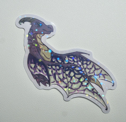 Legendary Dragon Holographic Sticker