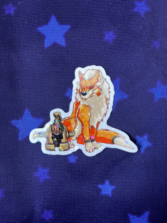 Hero's Shade Holographic Sticker