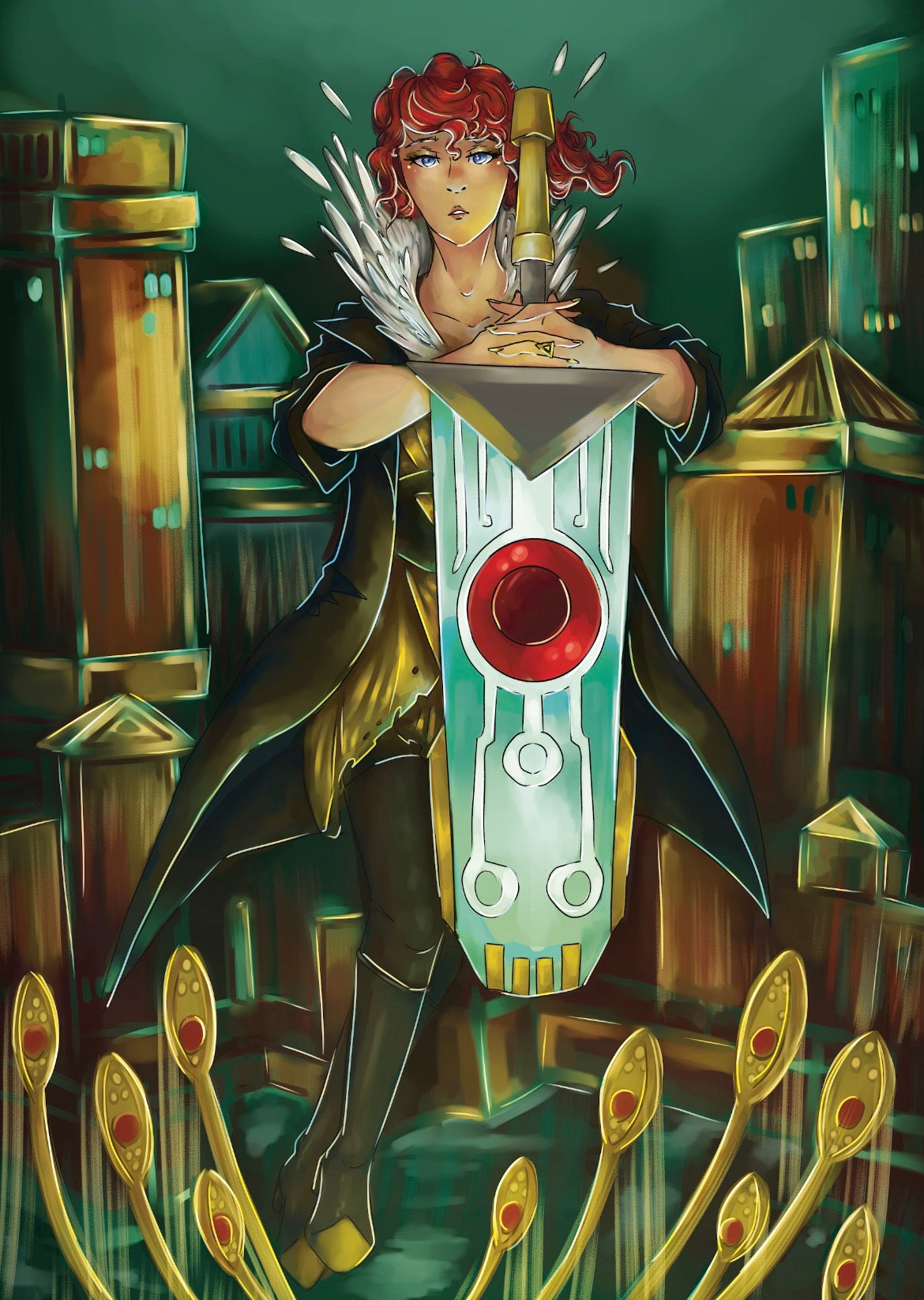 Transistor Art Print