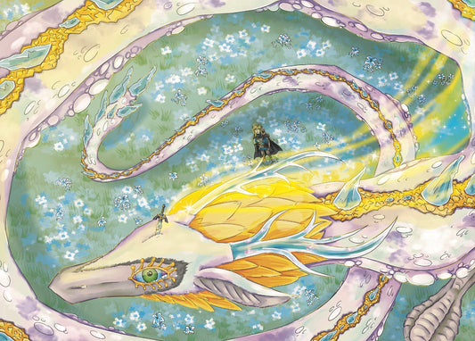 Light Dragon Art Print